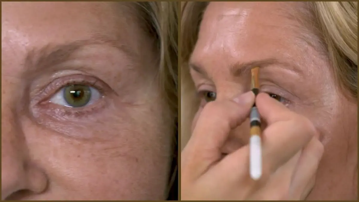 Volle Augenbrauen verhelfen zu großen Augen.