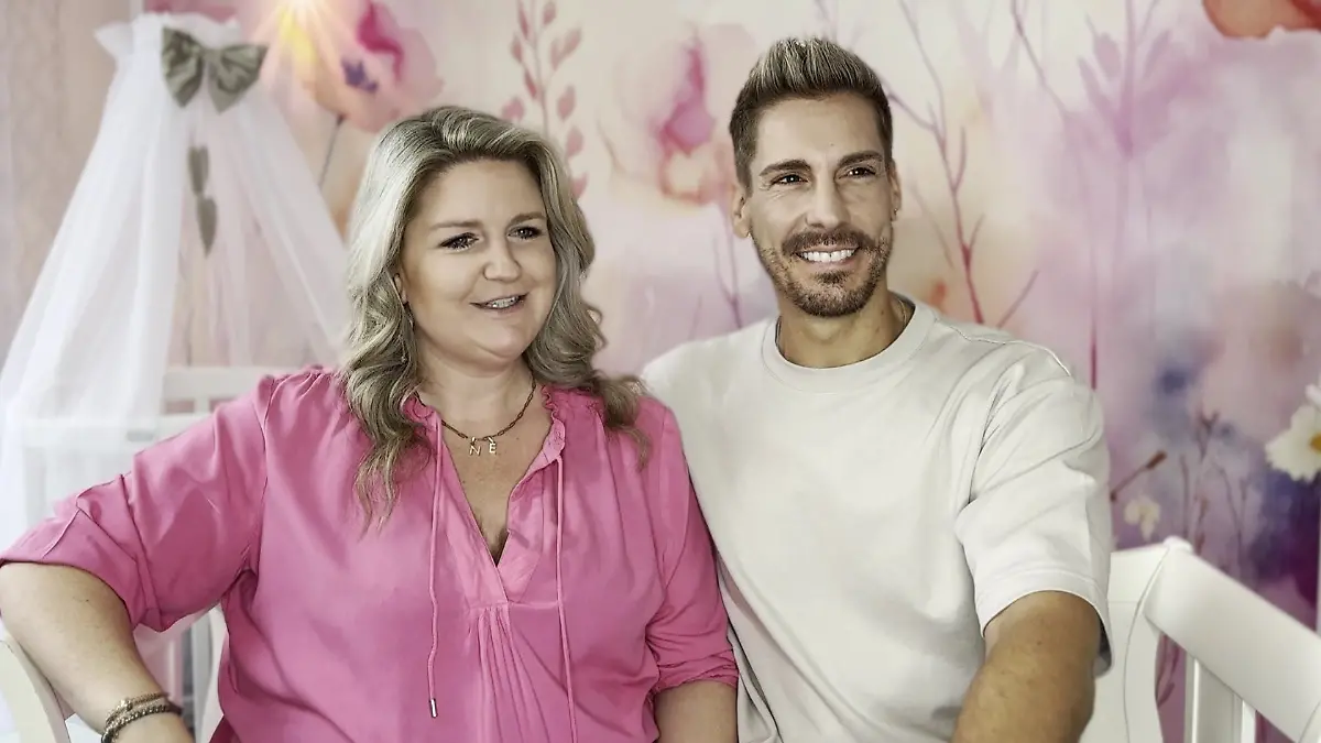 Im RTL-Interview plaudern Norman Langen und seine Frau Verena aus dem Nachwuchs-Nähkästchen.
