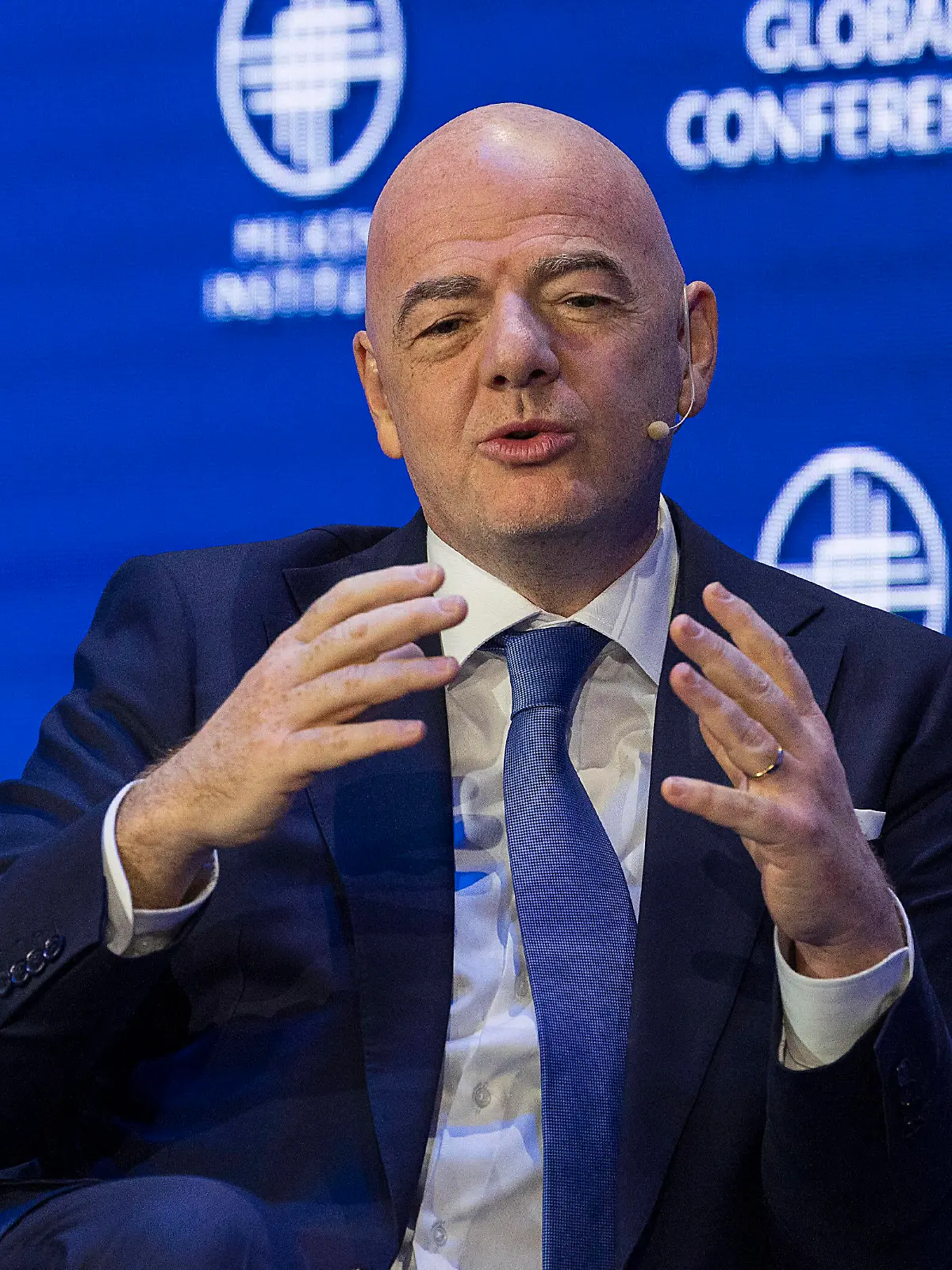  May 2, 2022, Beverly Hills, California, USA: Gianni Infantino President, Fo do ration Internationale de Football Association FIFA during 2022 Milken Institute Global Conference on Monday May 2, 2022 held at the Beverly Hilton in Beverly Hills, California. /PI Beverly Hills USA - ZUMAp124 0157861690st Copyright: xYOLANDAxRUIZx