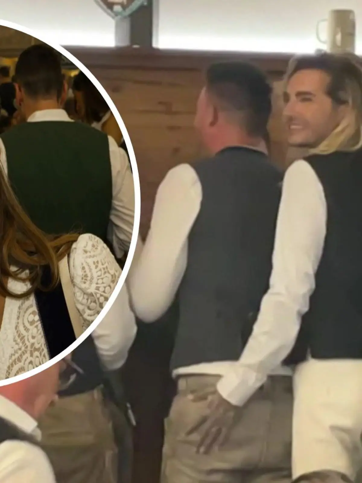 Das Geturtel von Bill Kaulitz und Marc Eggers bleibt auch den anderen Promis auf dem Oktoberfest nicht verborgen. 