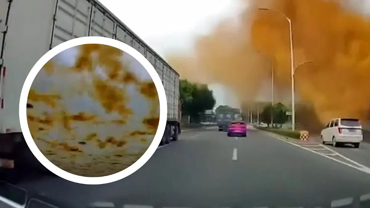 Dat was mijn KOTflügel! Auto's bekommen Abwasser-Dusche Achtung, Blitz(sch)eiss!