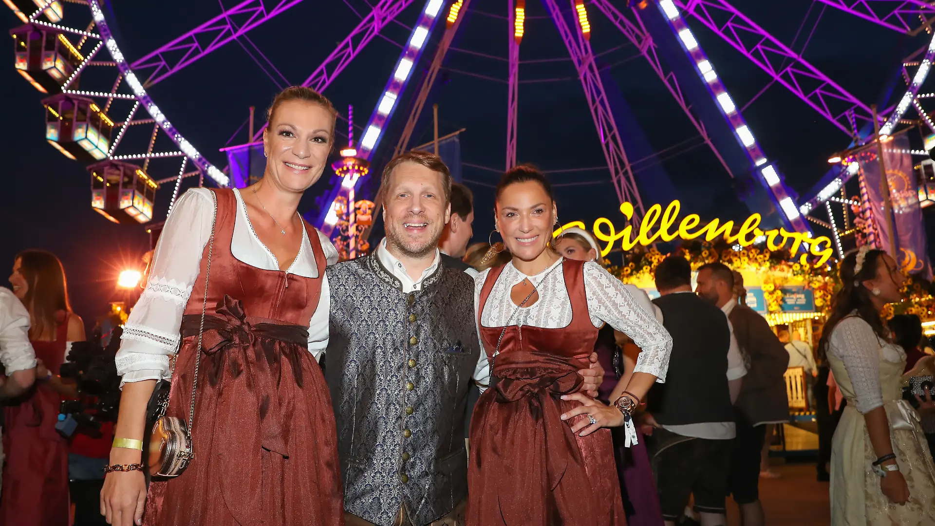 Maria Höfl-Riesch, Oliver Pocher und Simone Ballack 