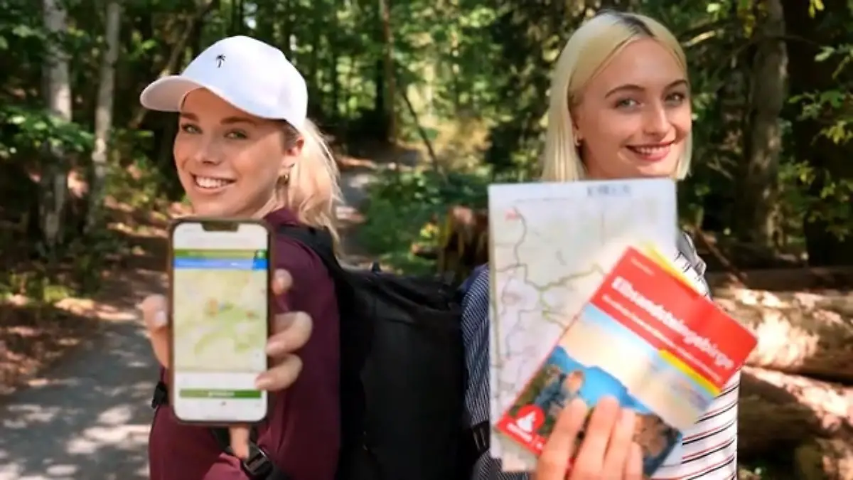 Met Kaart of App - wie vind ik de beste wandelroute? Wir machen den Test