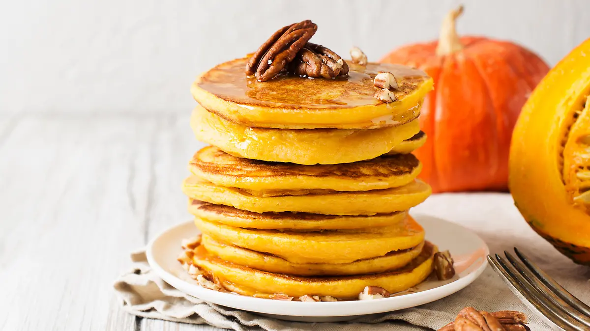 Kürbis-Pfannkuchen