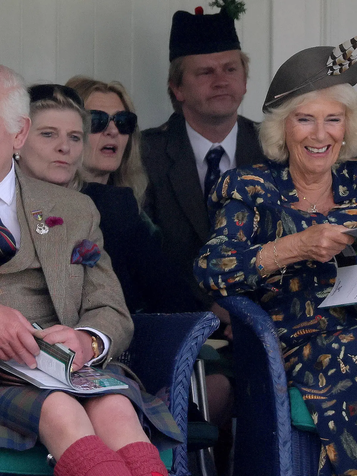 Image Licensed to Parsons Media. 07/09/2024. Braemar , United Kingdom. The King attends the Braemar Gathering. King Char