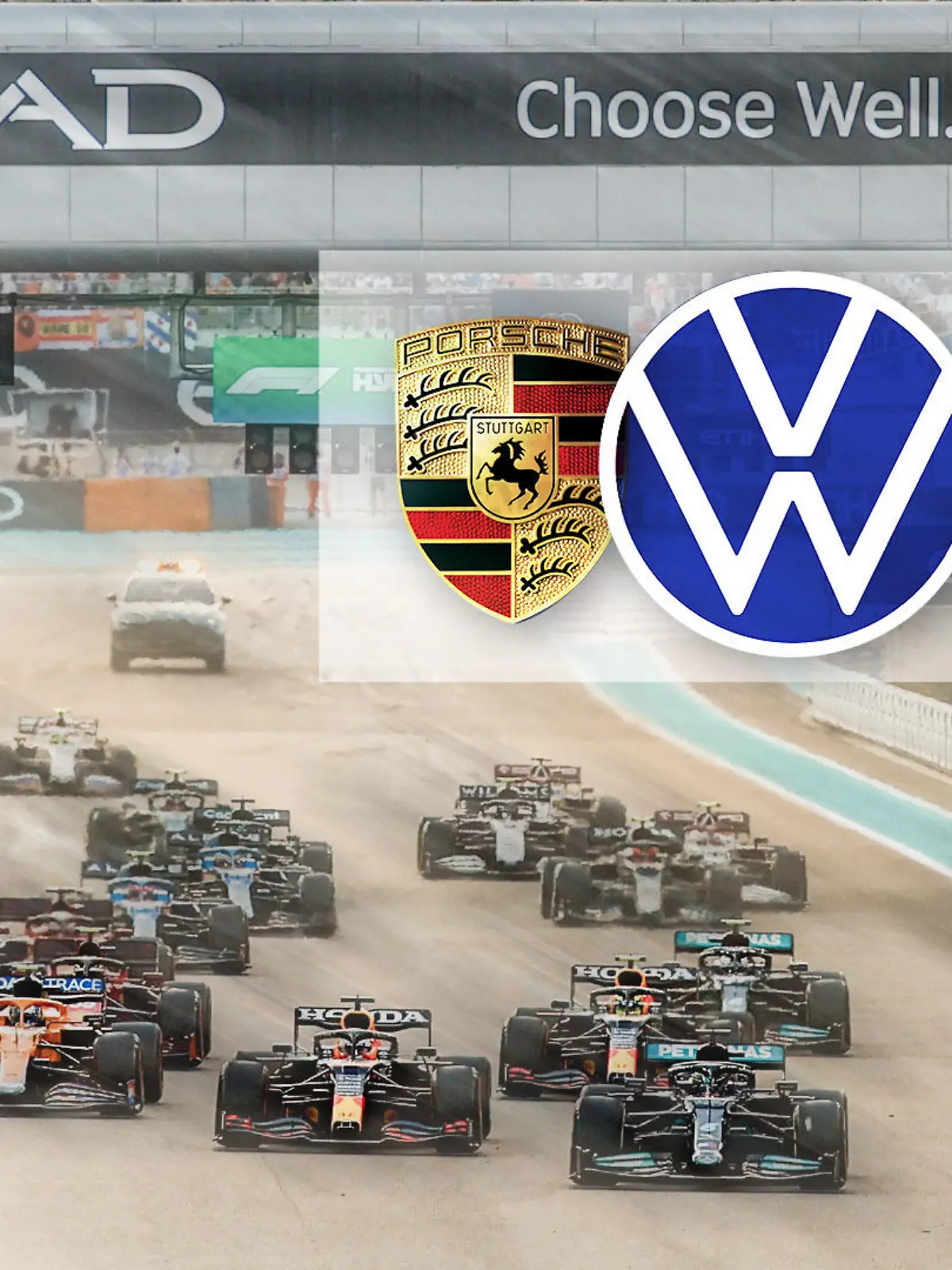 VW will mit seinen marken Audi und Porsche in die Formel 1 einsteigen.