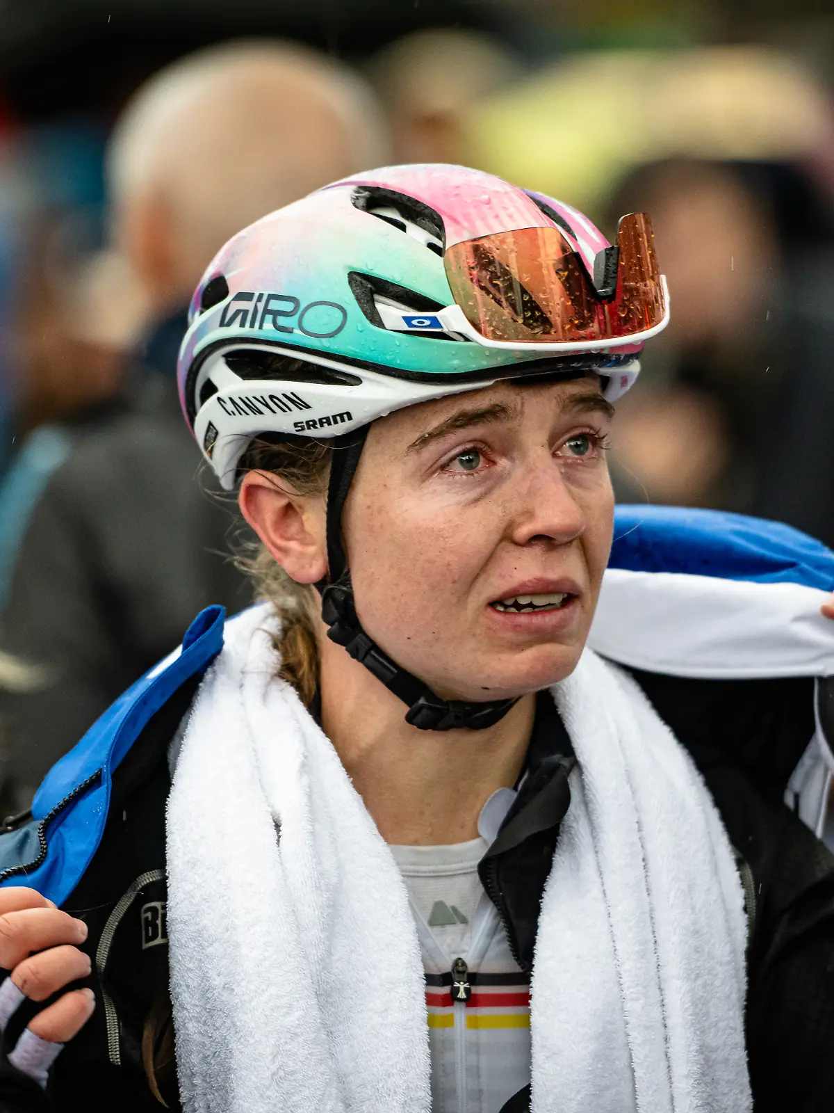 Die deutsche Radsportlerin Antonia Niedermaier bei der Radsport-WM.