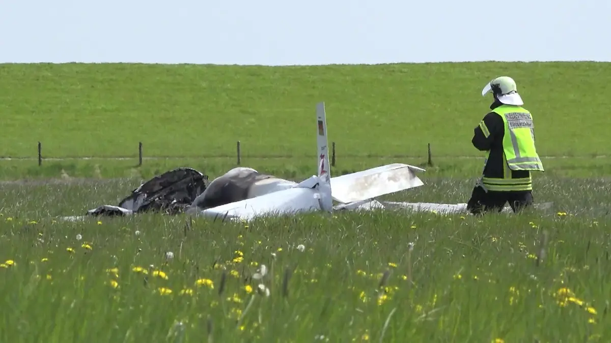 Flugzeugunglück in Sande