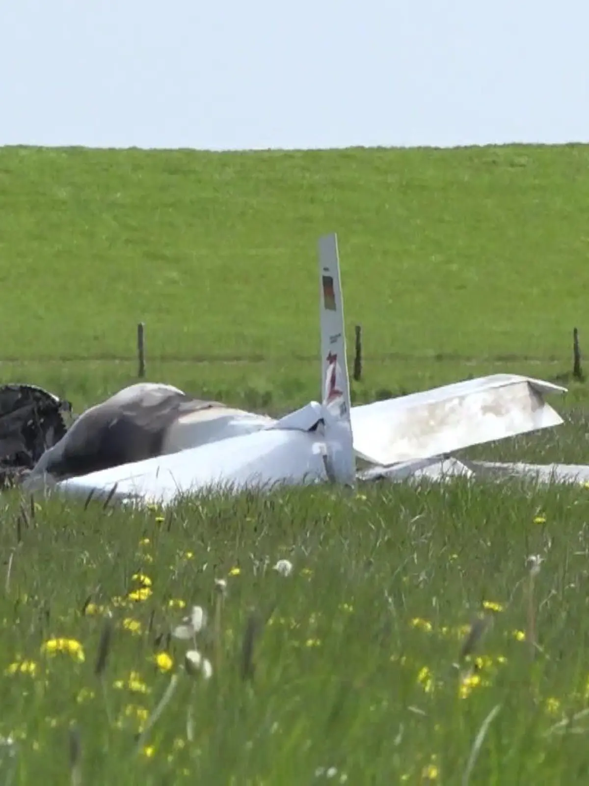 Flugzeugunglück in Sande