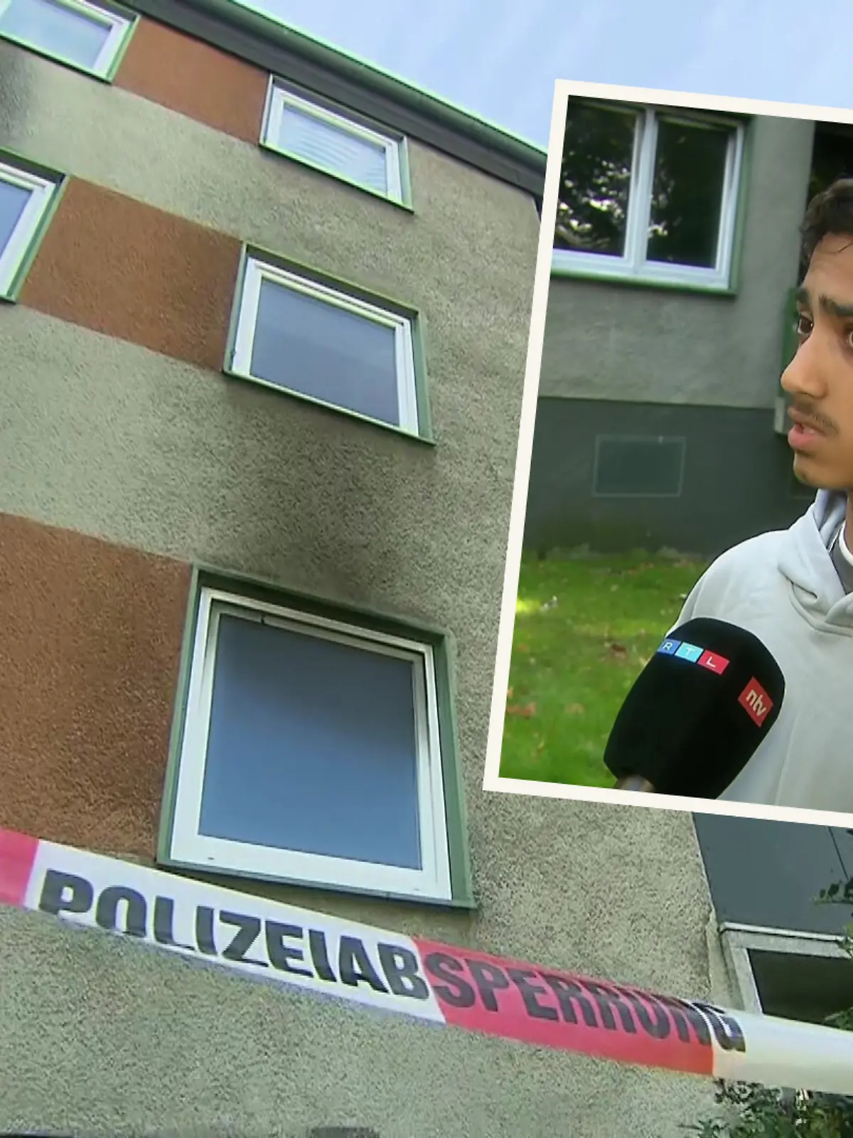 Der mutmaßliche Täter klopft am Samstag an die Tür seiner Wohnung. 