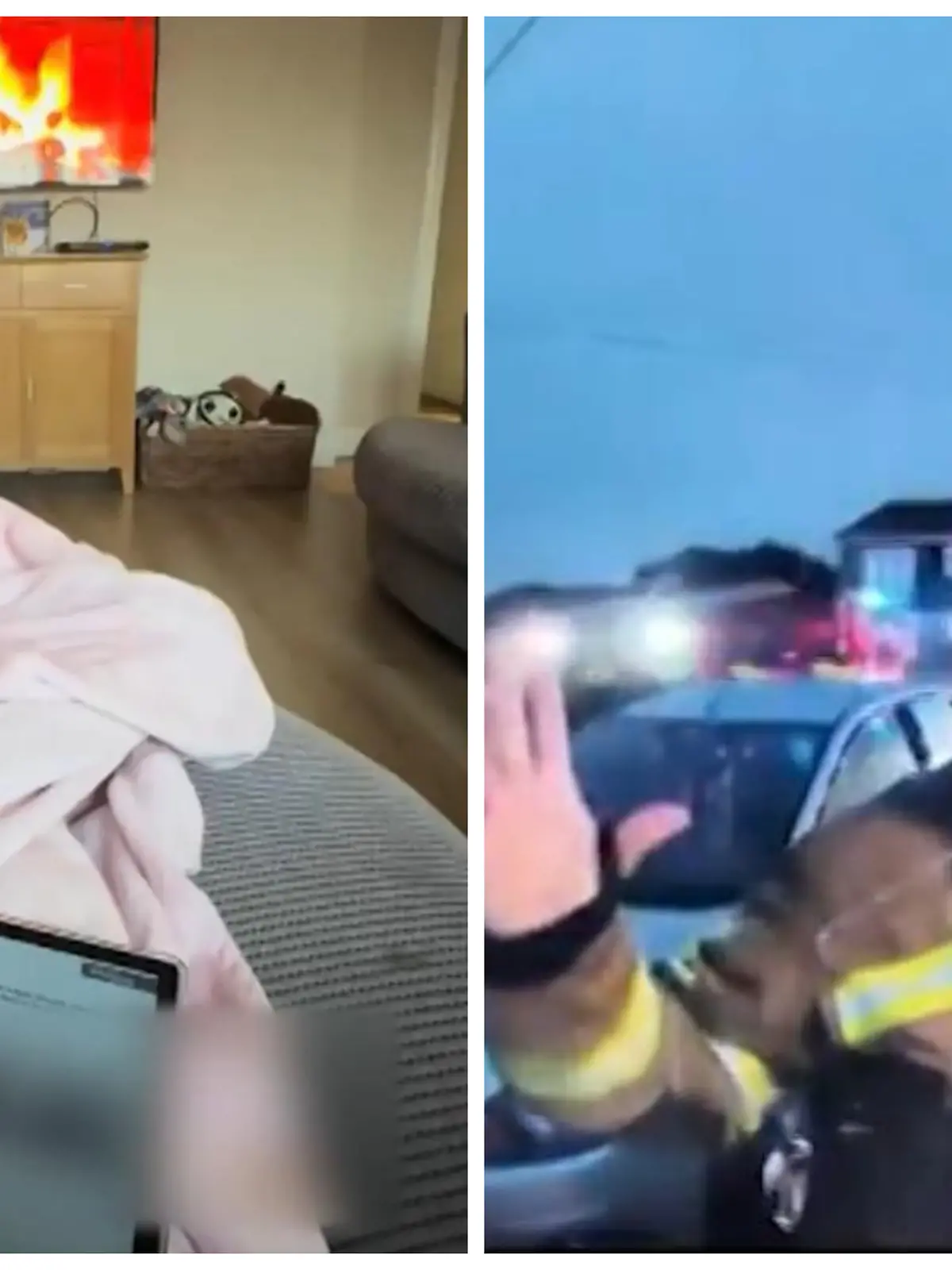 Frau schaltet Fernseher ein - dann steht die Feuerwehr vor der Tür