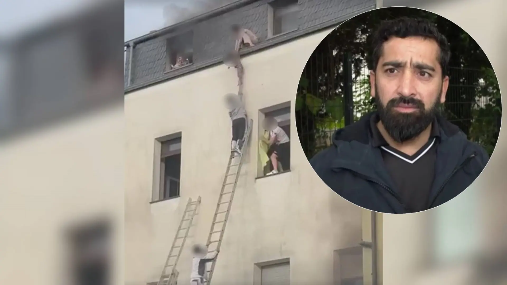 Moayad Al Nakeeb ist dankbar für die Rettung seiner Familie.