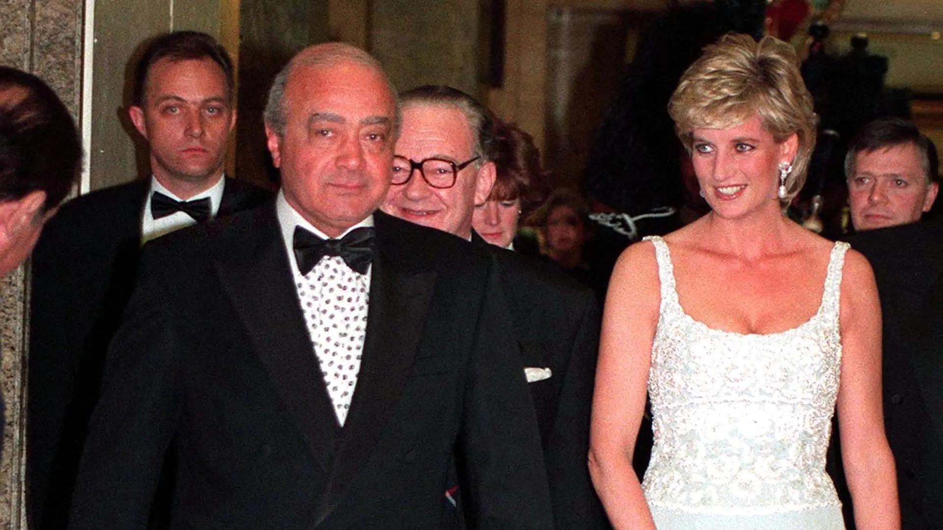 Mohamed Al-Fayed und Prinzessin Diana im Februar 1996