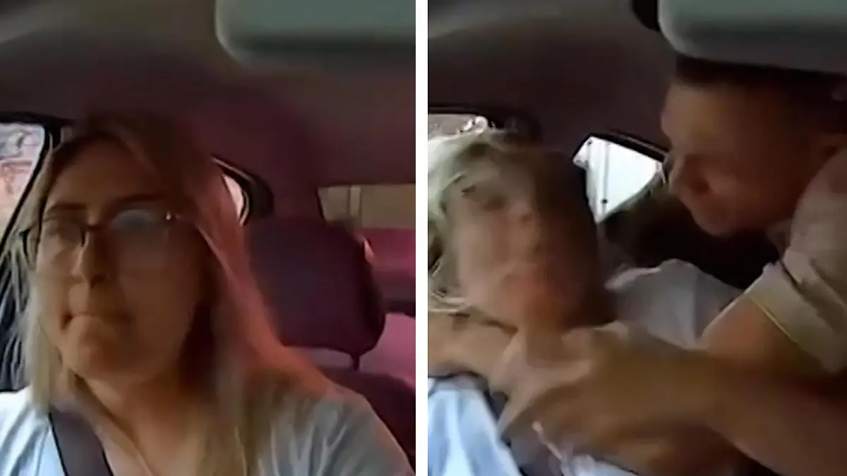 Mann nimmt Fahrerin plötzlich in de Würgegriff Uber-Fahrt eskaliert!