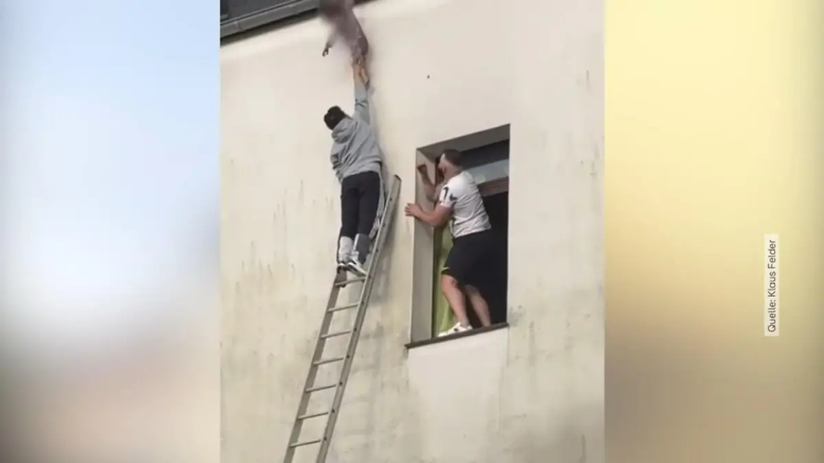 Mariam (2) uit Feuer-Hölle gettet