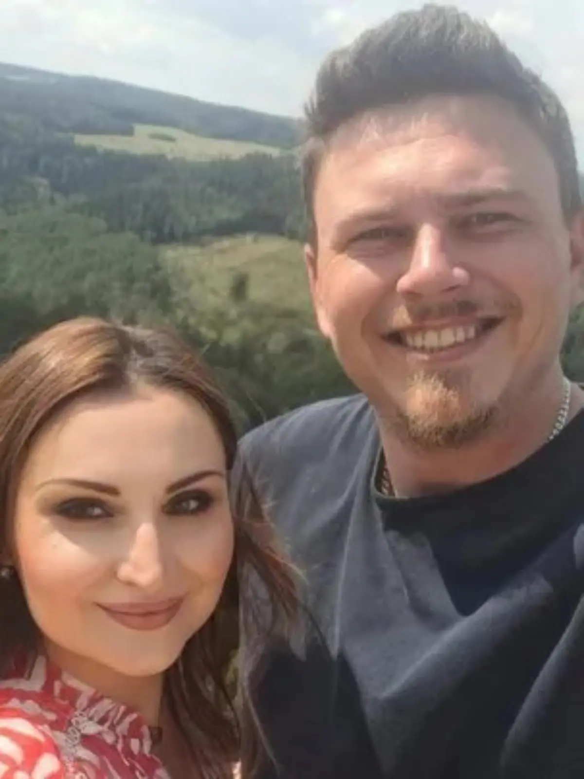 Ein Bild aus glücklicheren Tagen: Juri Krüger mit seiner Frau Lena