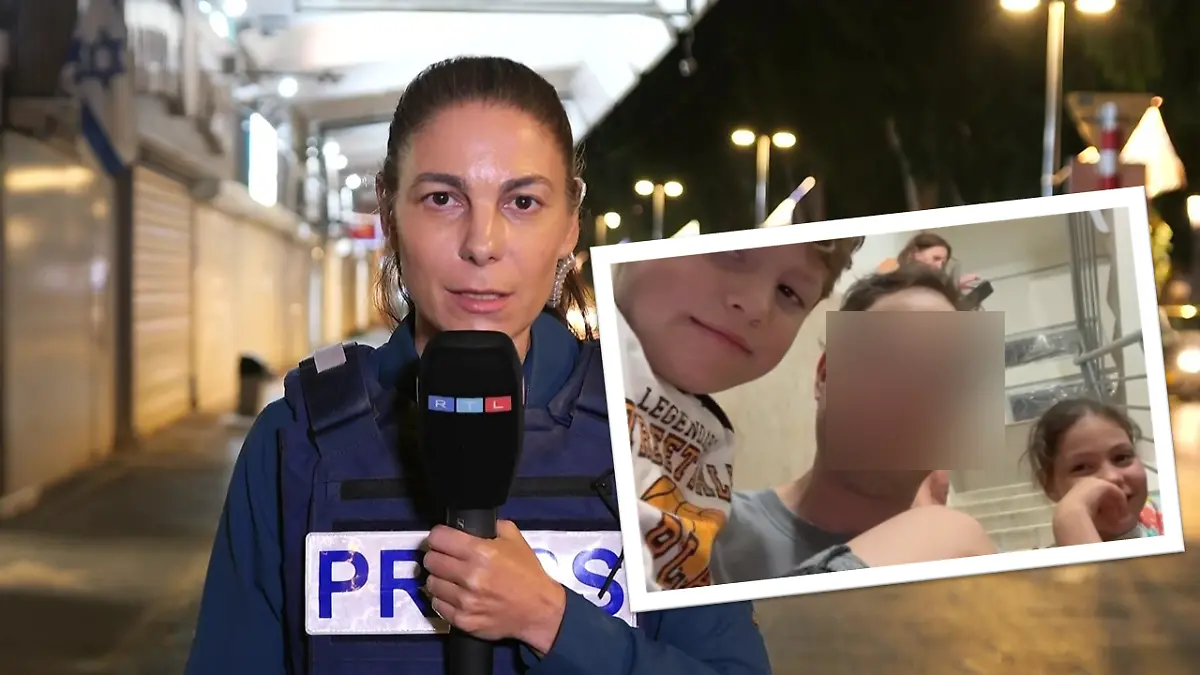 Raschel Blufarb schreibt zwischen den Live-Schalten mit ihren Kindern. Die Reporterin hat einen Sohn (5) und eine Tochter (7).
