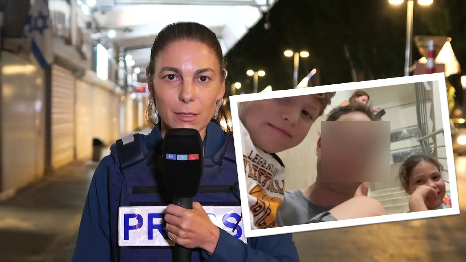 Raschel Blufarb schreibt zwischen den Live-Schalten mit ihren Kindern. Die Reporterin hat einen Sohn (5) und eine Tochter (7).