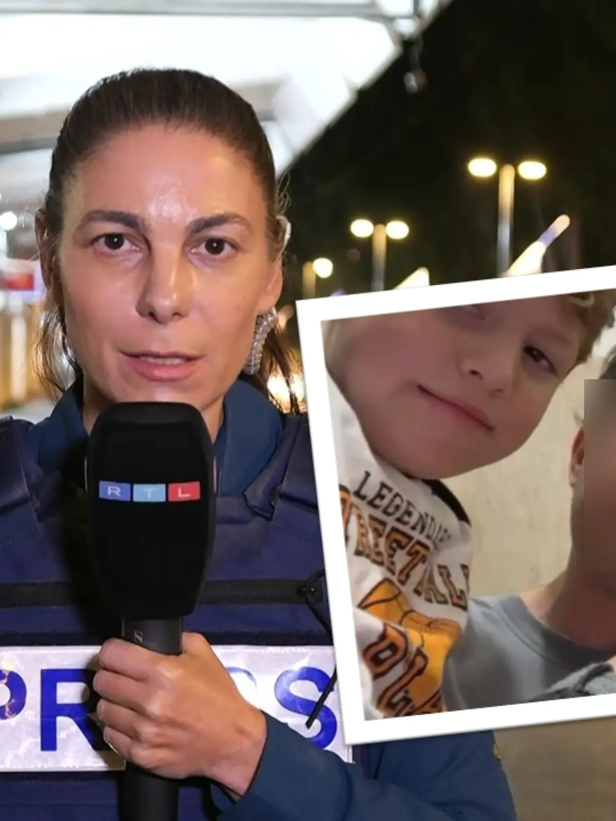 Raschel Blufarb schreibt zwischen den Live-Schalten mit ihren Kindern. Die Reporterin hat einen Sohn (5) und eine Tochter (7).