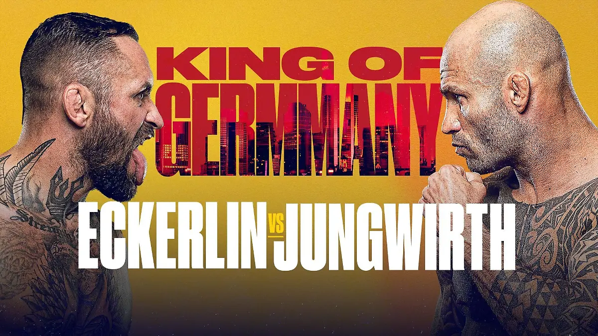Christian Eckerlin und Christian Jungwirth kämpfen im MMA-Kampf um die Krone Deutschlands