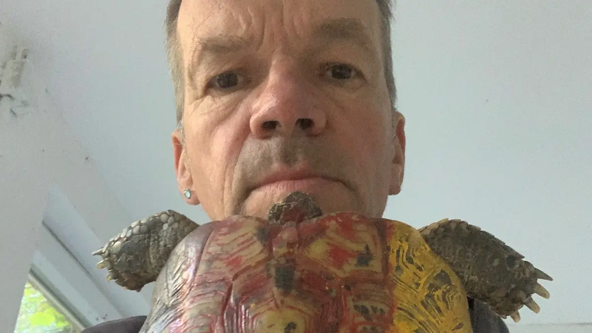 Christian Erdmann und sein Team kümmern sich jetzt um die Schildkröte.