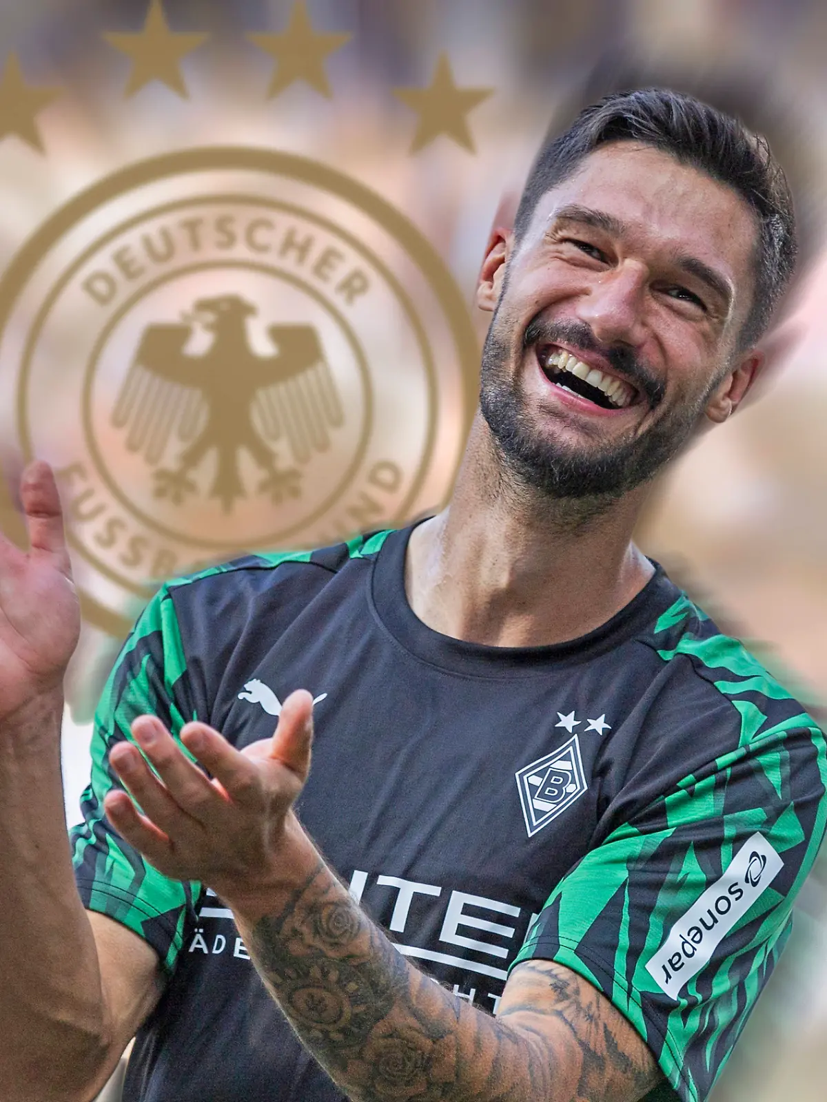 Tim Kleindienst darf über die Nominierung für die Nationalmannschaft jubeln 