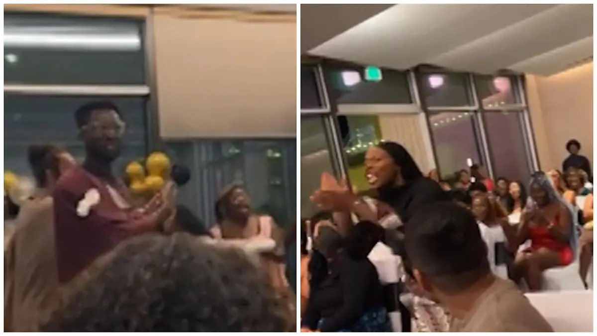 Mann erfdeel - plötzlich taucht seine Ehefrau auf Hochzeit-Hammer!