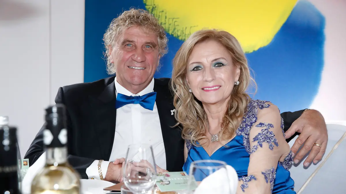 Jean-Marie Pfaff mit Frau Carmen Seth