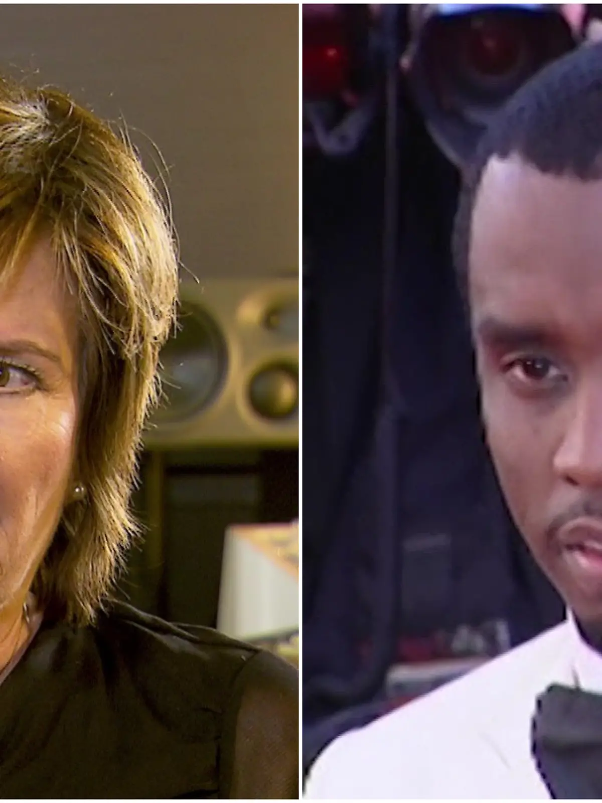 Eva Ries und Sean „Diddy” Combs (Collage)