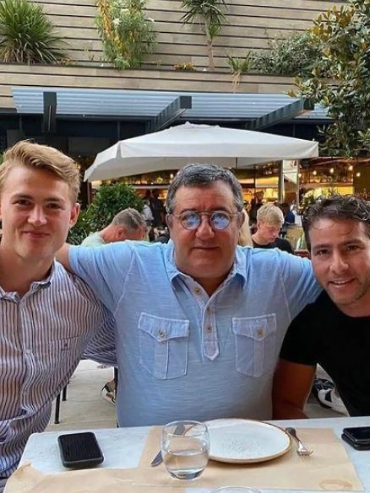 Mino Raiola und Matthijs de Ligt .