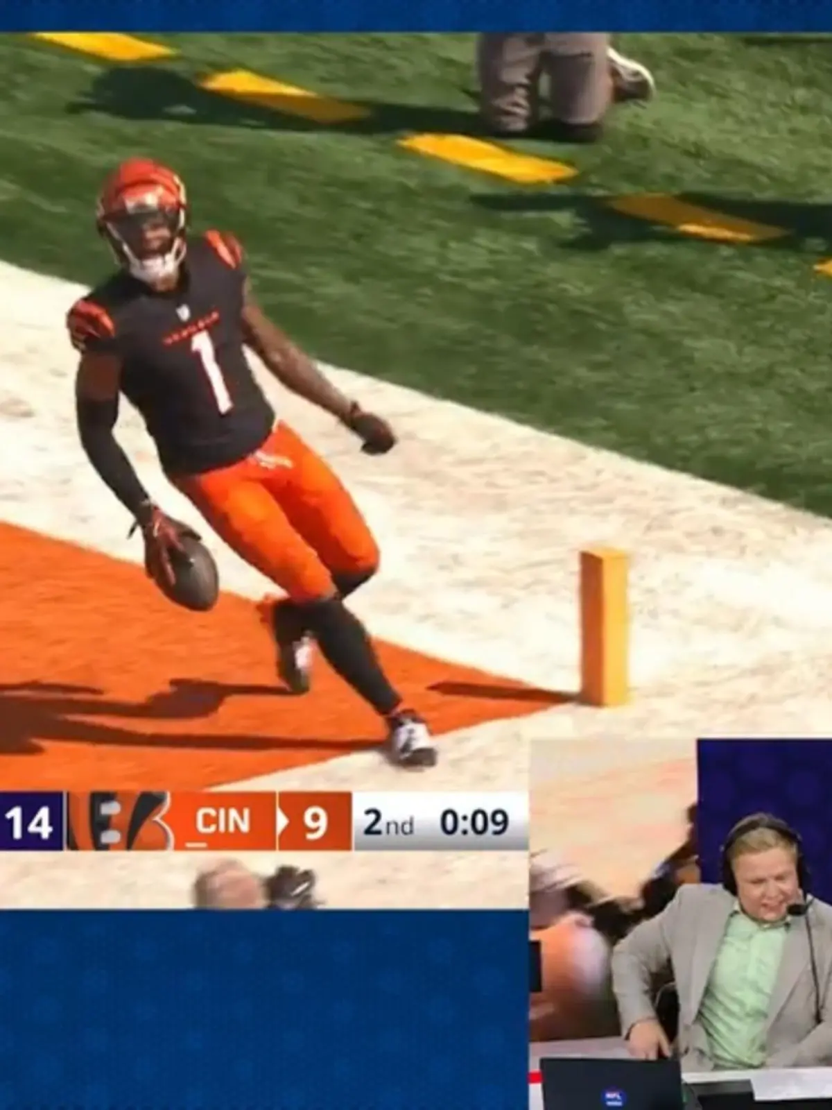 Bild zu: "Bengals mit Raketen-Touchdown über das halbe Feld"