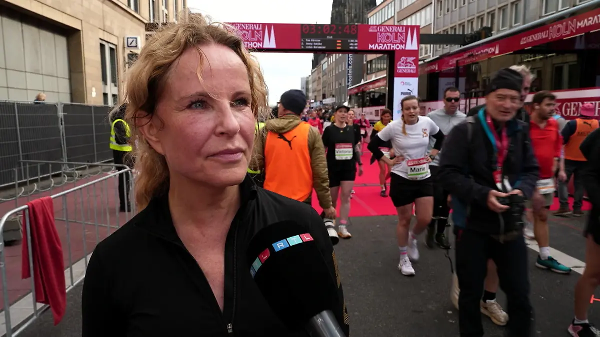 Katja Burkard bei Halbmarathon am Start Und? Wie lief's?