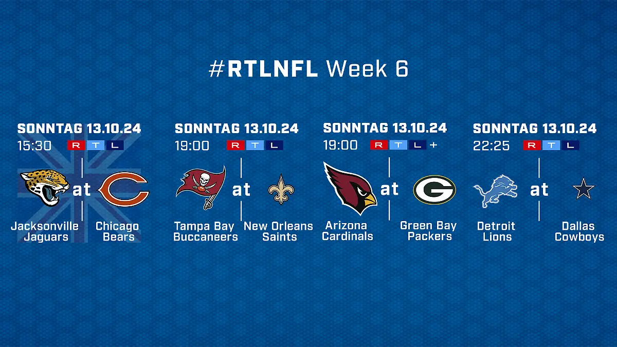 NFL Woche 6 bei RTL