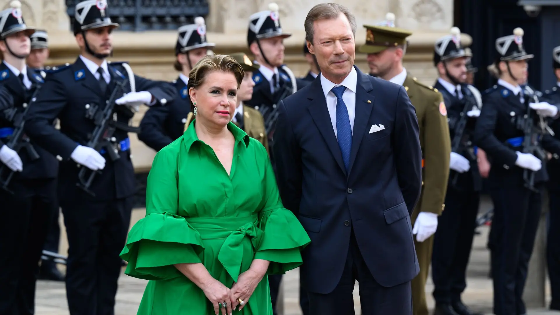 Großherzog Henri, hier mit Großherzogin Maria Teresa, ernennt Sohn Guillaume zum Stellvertreter. (Archivfoto)
