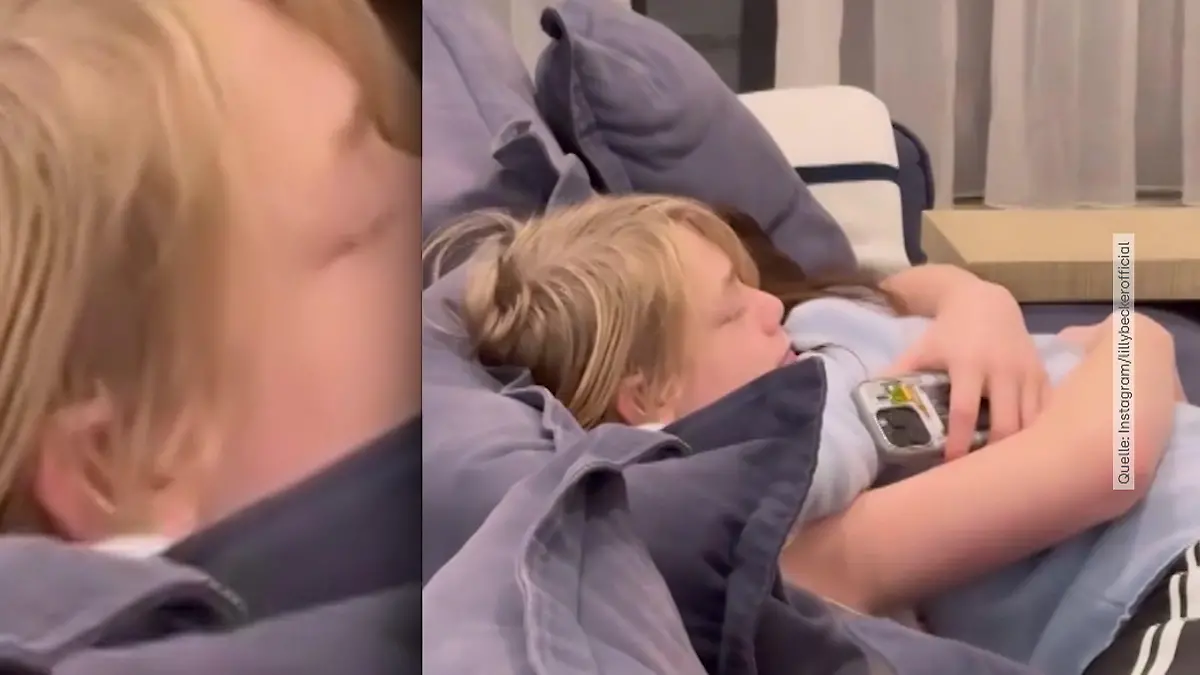 Lilly Becker kuschelt mit Sohnemann Amadeus Zuckersüßes Video