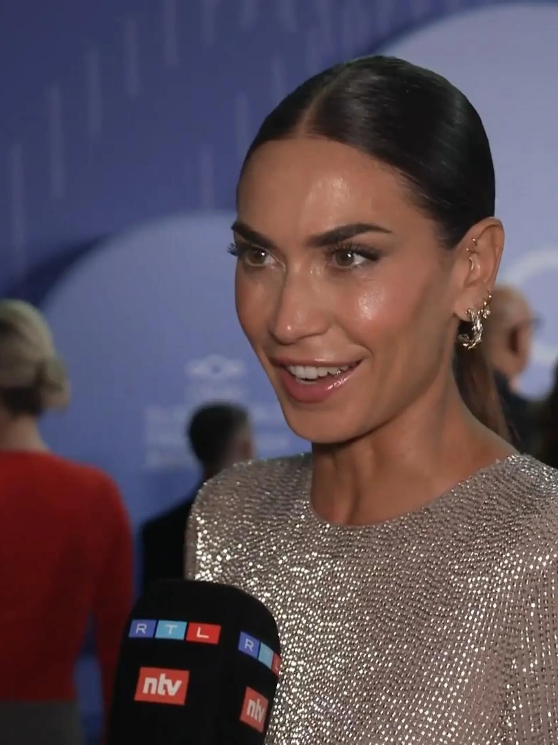 Melissa Satta im RTL-Interview. 