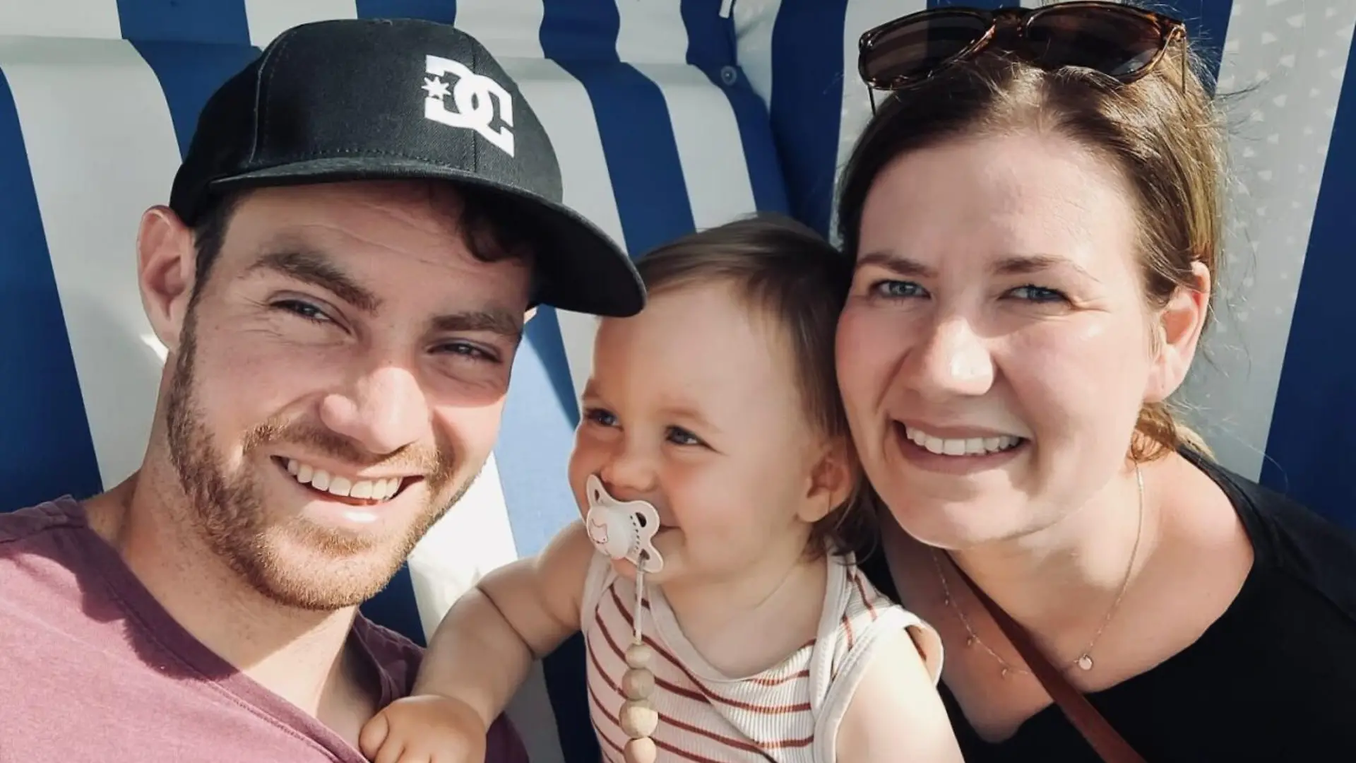 Mit seiner Frau Swantje und ihrem kleinen Fionn lebt Jorit in Hambergen. 