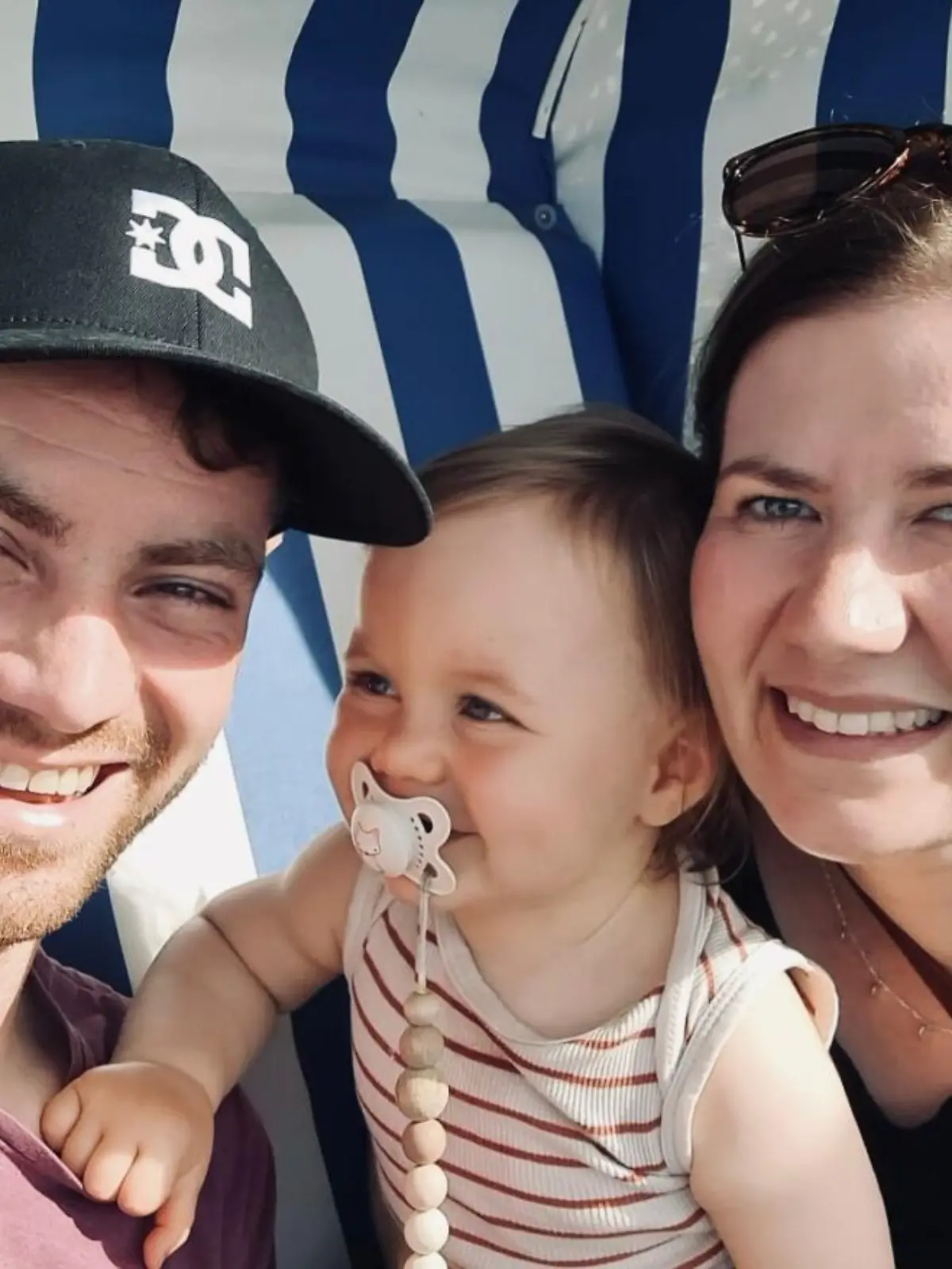 Mit seiner Frau Swantje und ihrem kleinen Fionn lebt Jorit in Hambergen. 