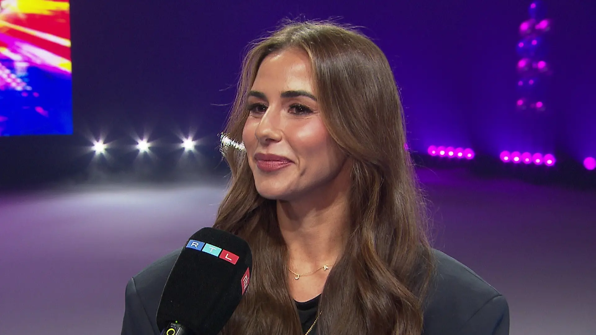 Sarah Engels im RTL-Interview. 