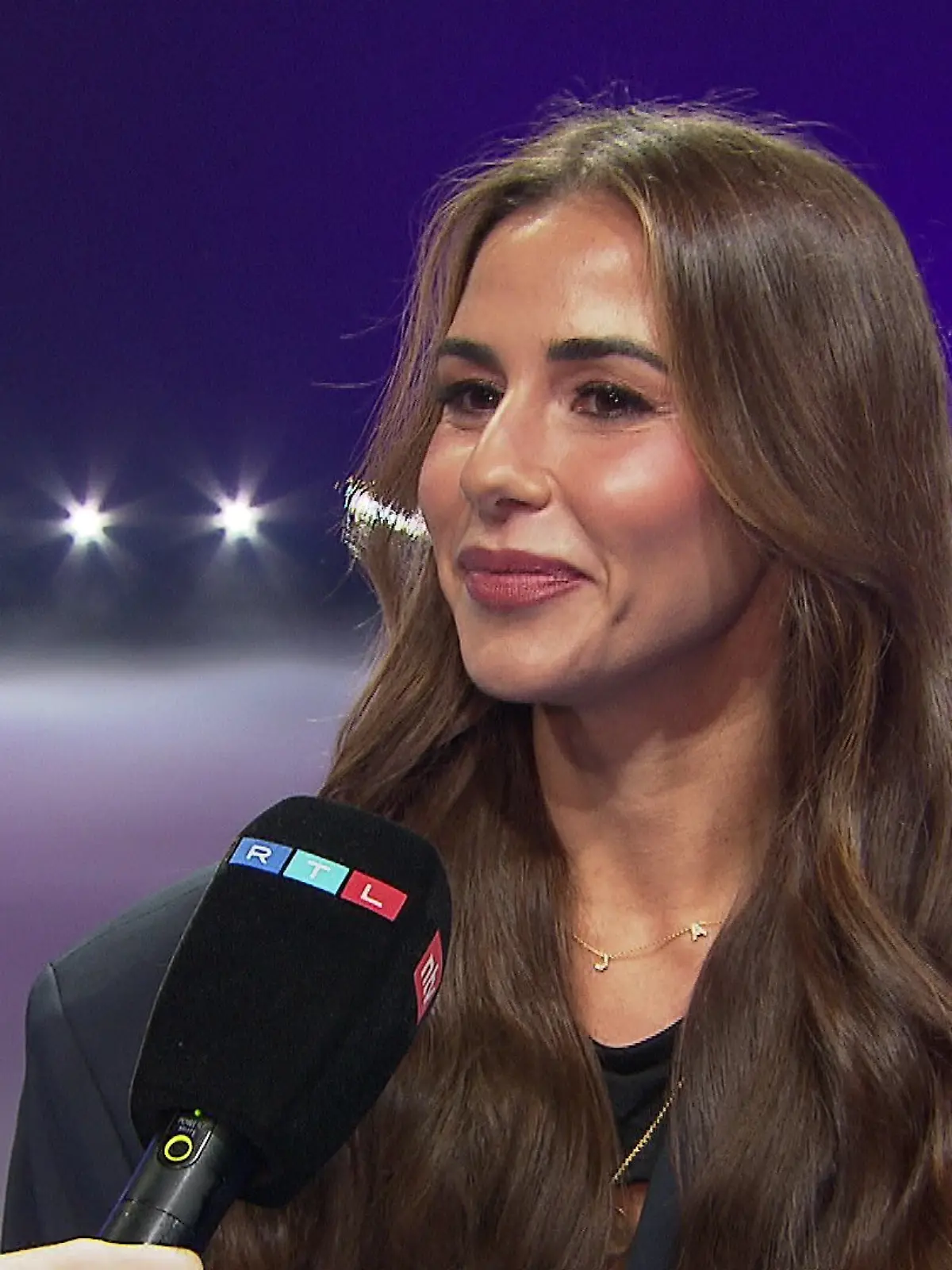 Sarah Engels im RTL-Interview. 