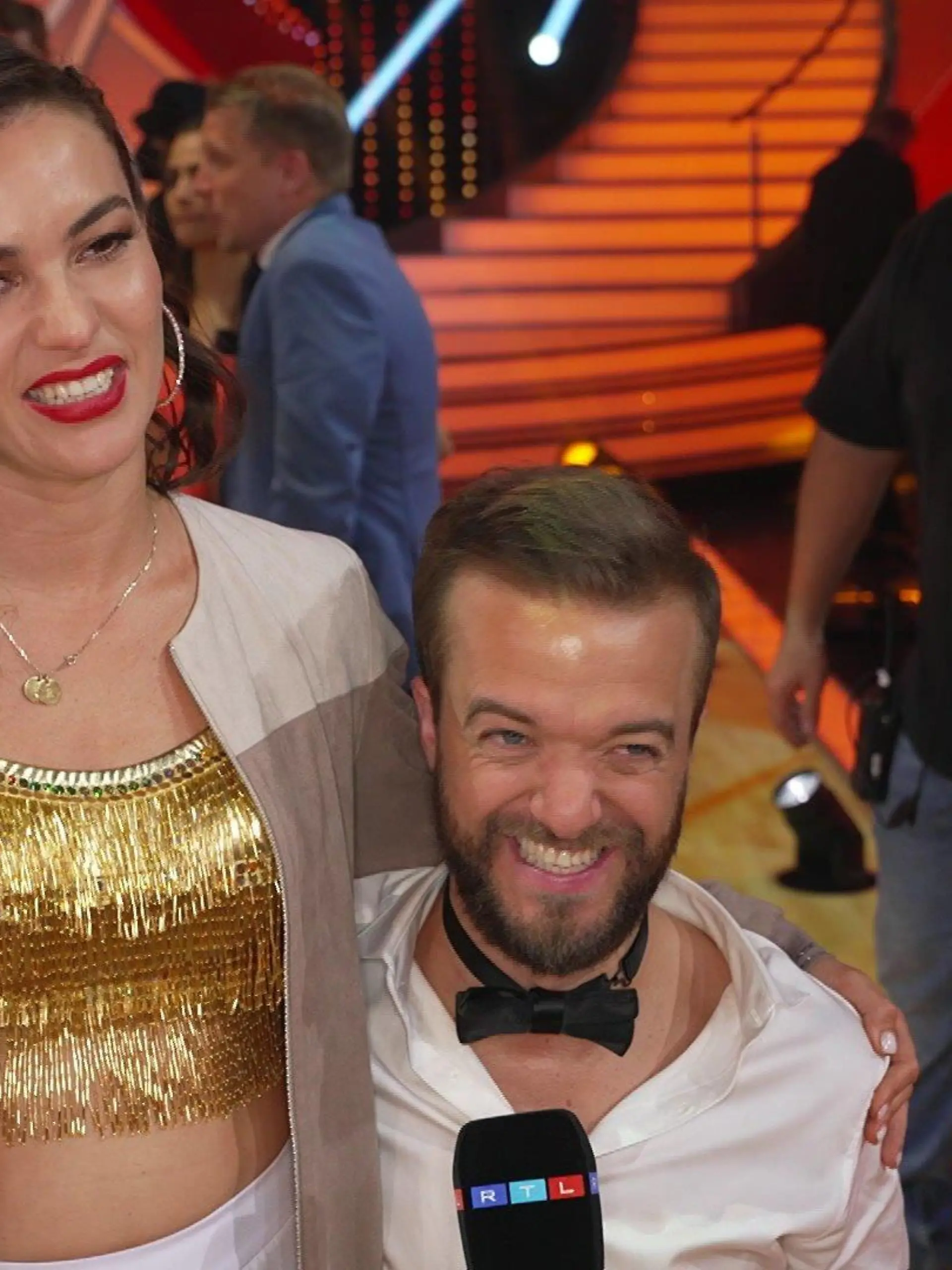 Renata Lusin und Mathias Mester nach der neunten "Let's Dance"-Show.