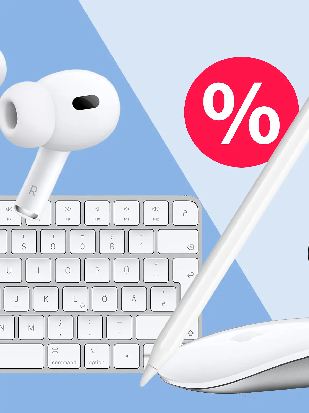 Verschiedene Apple-Produkte im Angebot