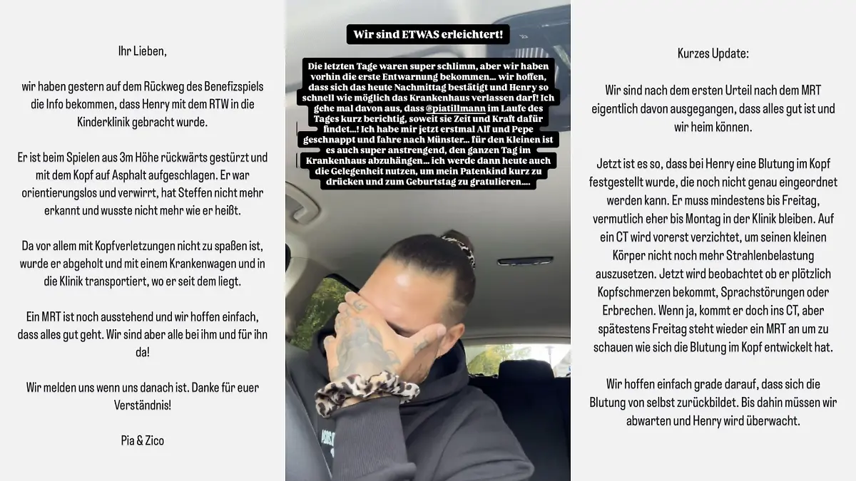 Pia Tillmann und Zico Banach in großer Sorge um Henry
