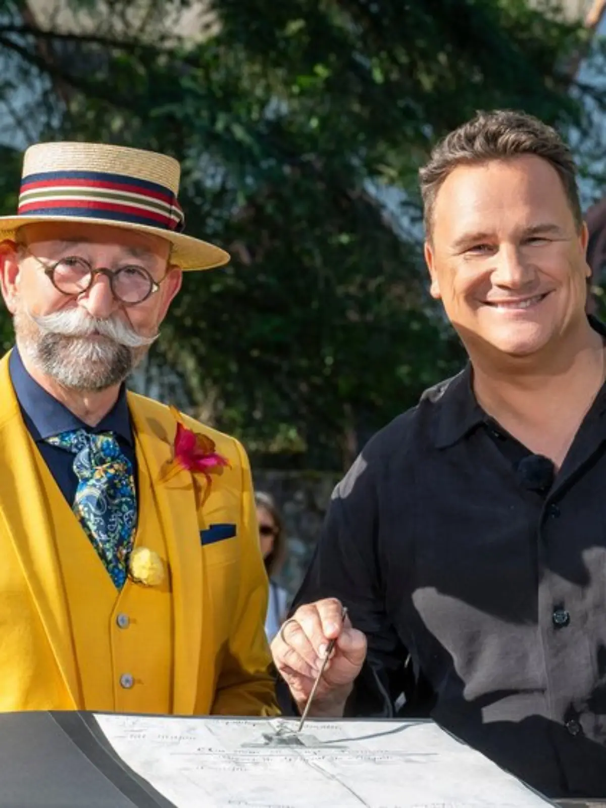 Guido Maria Kretschmer (r.) und „Bares für Rares”-Urgestein Horst Lichter.