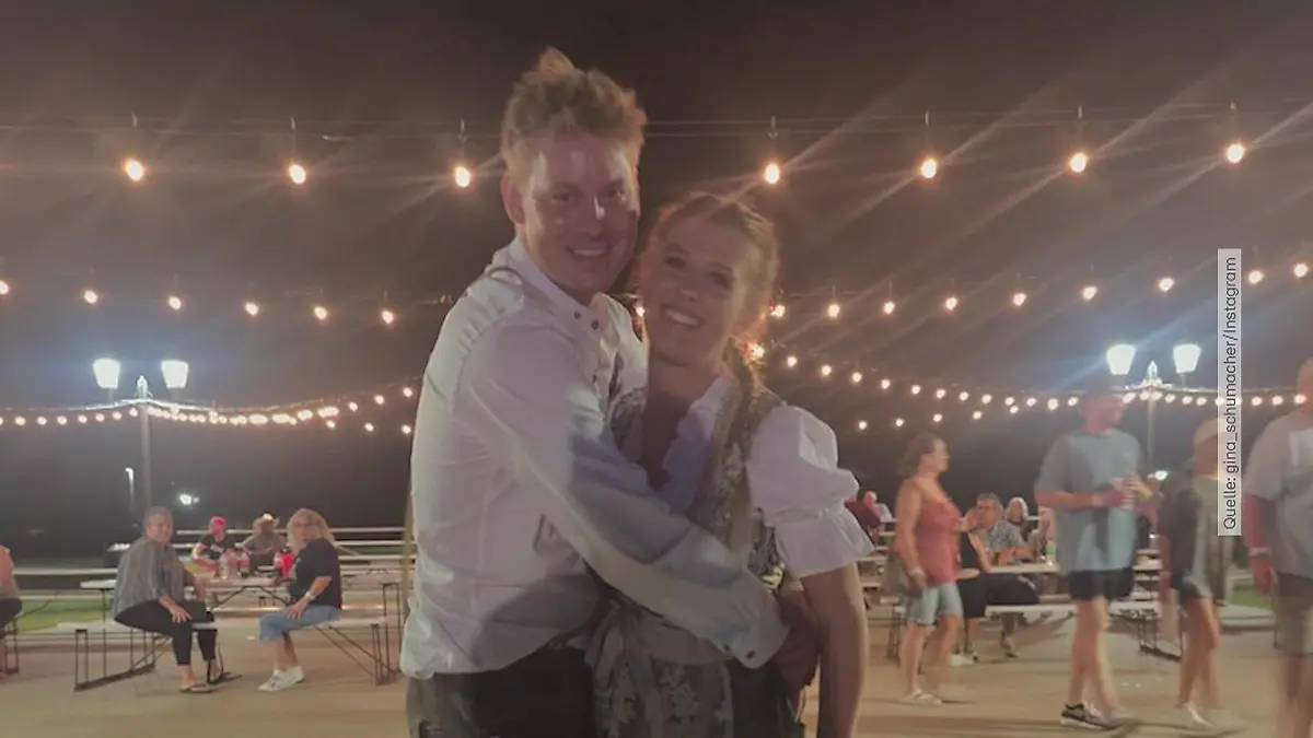 Gina Schumacher und ihr Mann feiern eigenes Oktoberfest Flitterwochen zu Hause!