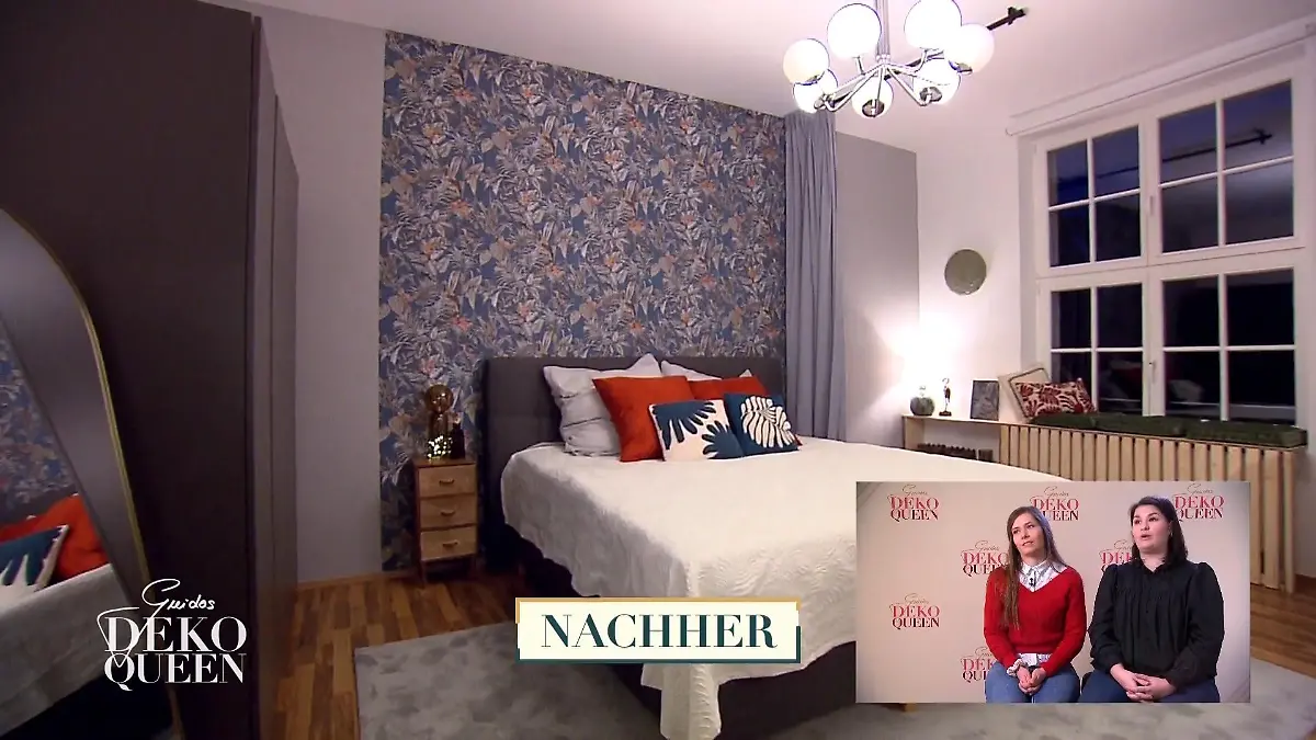 Die Reaktionen der anderen Kandidatinnen Annas Tapete begeistert