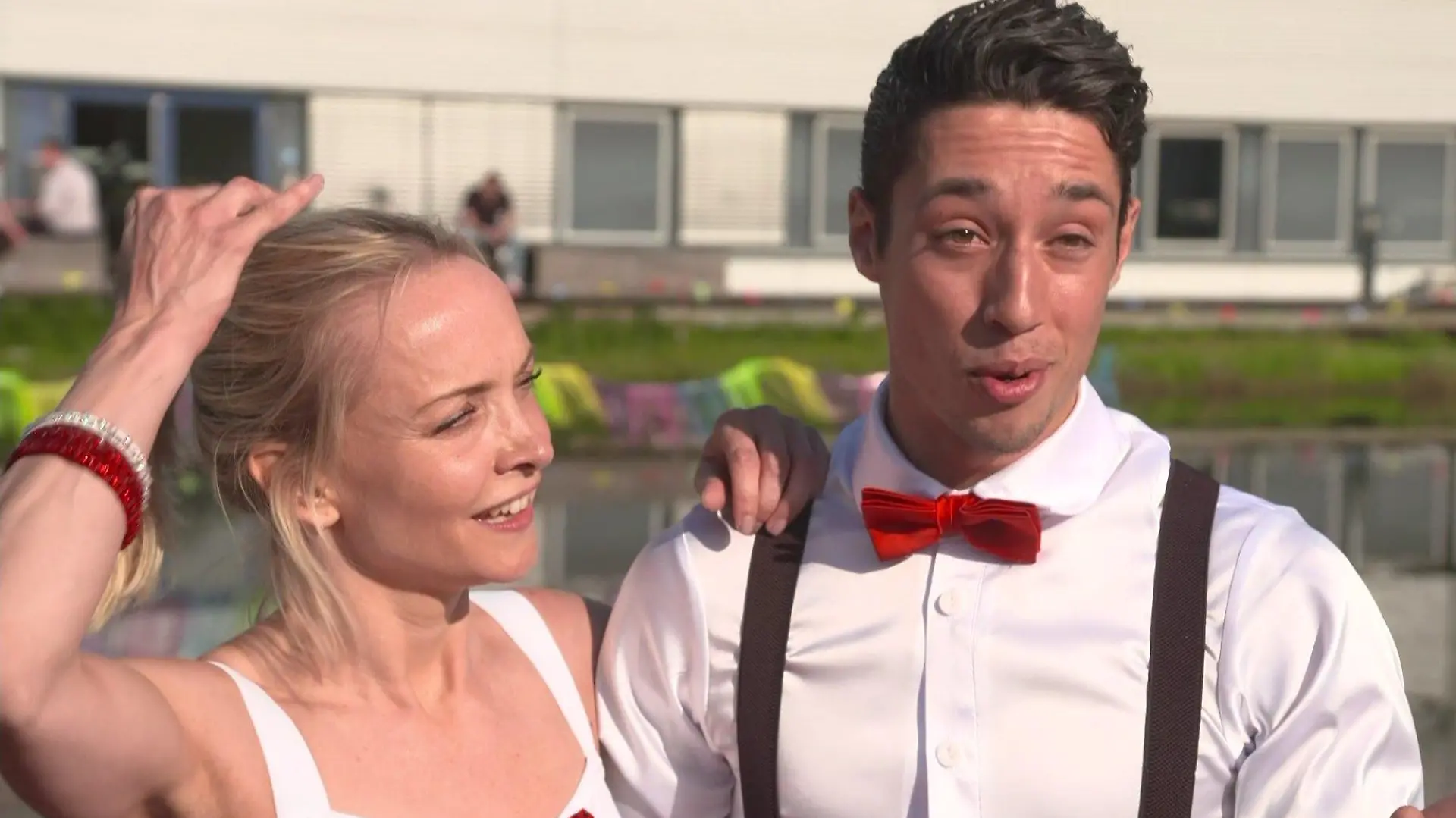 Janin Ullmann und Rene Casselly treten bei "Let's Dance" im Lindy Hop gegeneinander an