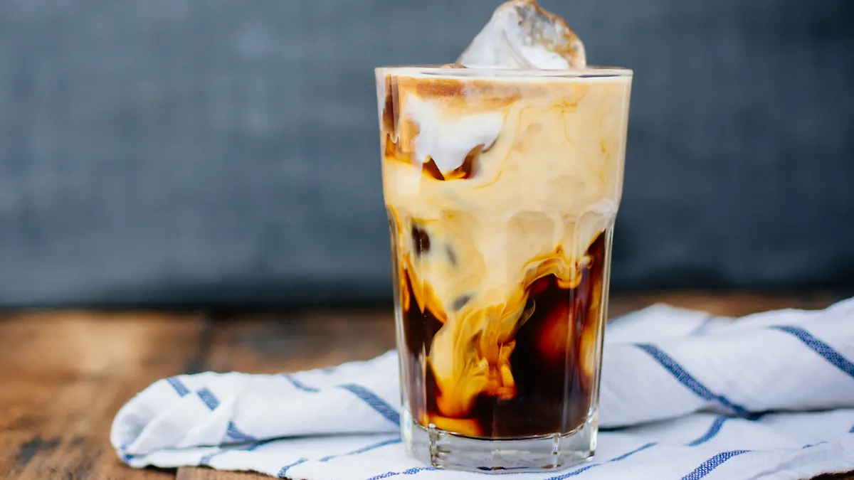 Ein Eiskaffee aus der Ninja Creami.