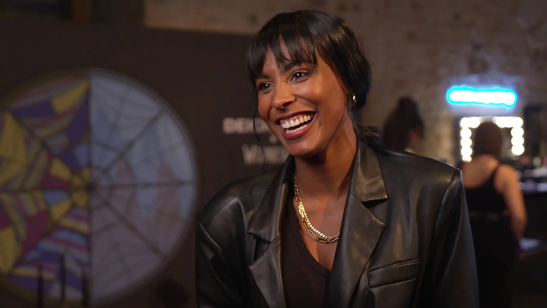 Sharon Battiste beim Deichmann Launch Event in Berlin.