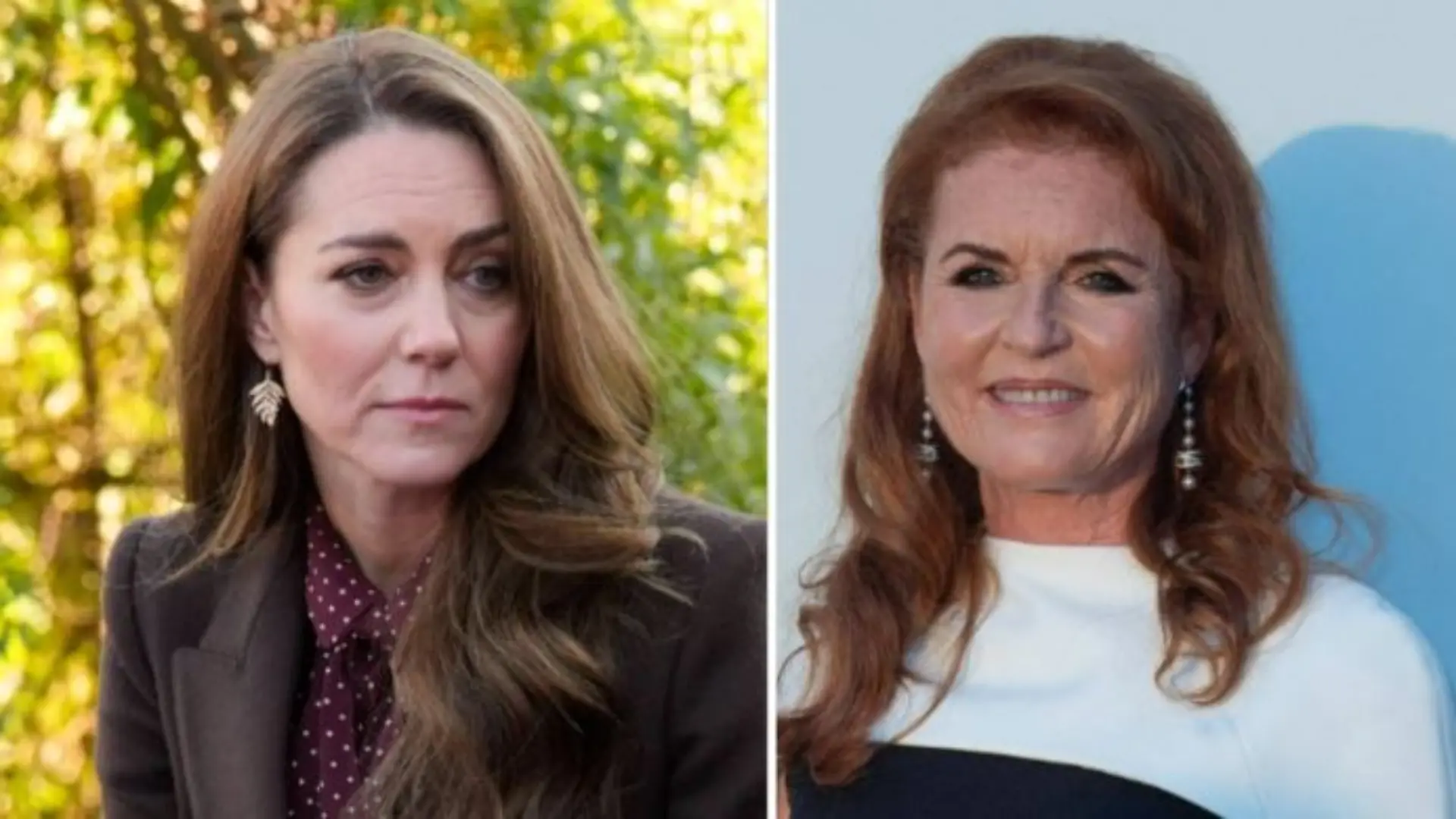 Prinzessin Kate wird von Herzogin Sarah (r.) gelobt. 